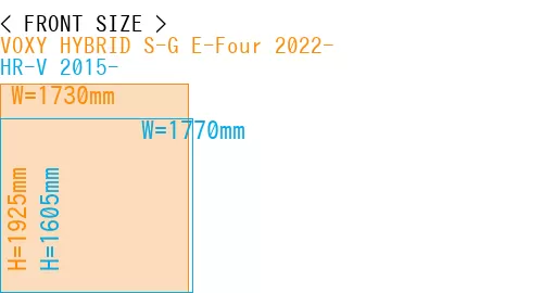 #VOXY HYBRID S-G E-Four 2022- + HR-V 2015-